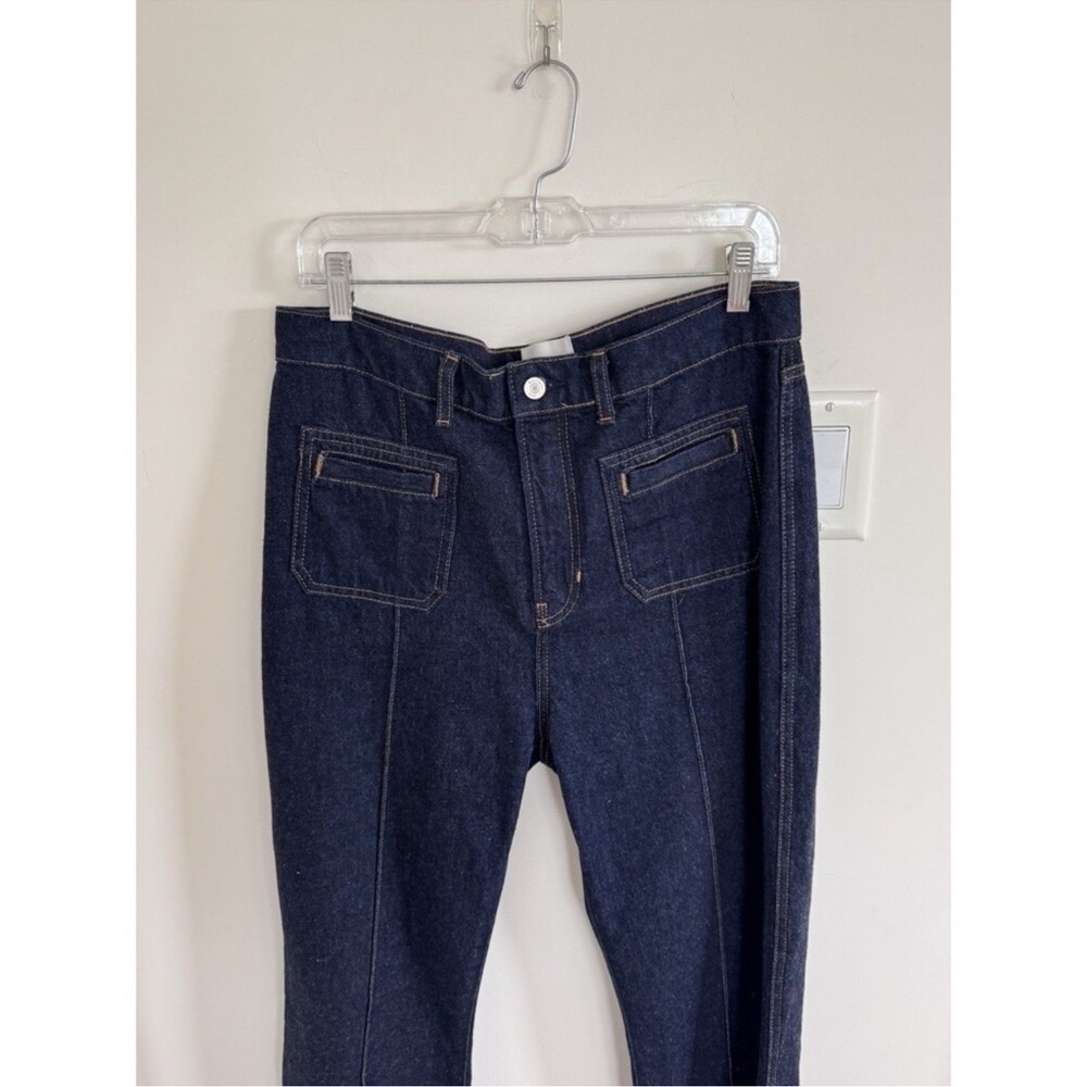 Reformation Fiona Cropped Denim Jacket And Mia Bootcut Jeans Set M - Picture 10 of 13